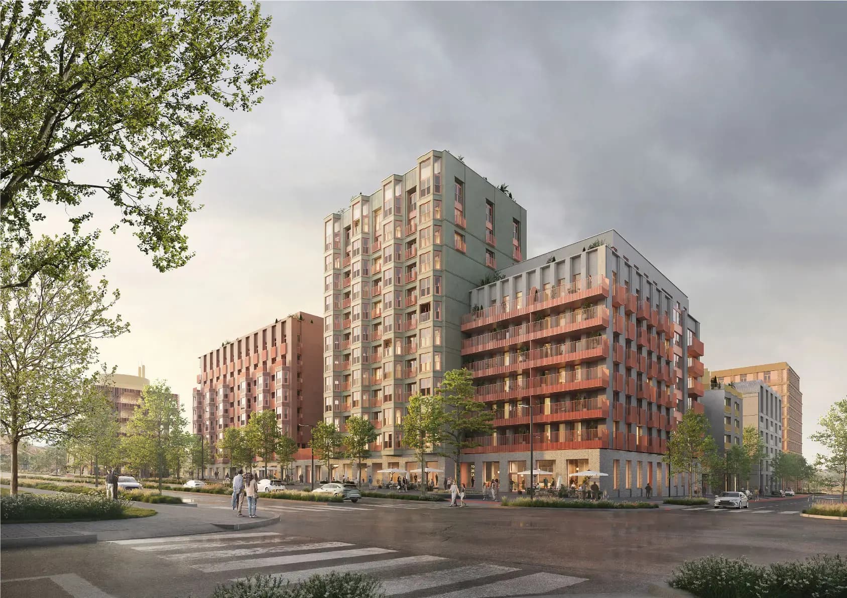 LEVEN PARK — Жилой квартал у подножия гор